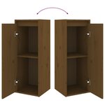 vidaXL Meubles TV 2 Pièces Marron miel Bois massif de pin