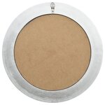 vidaXL Miroir mural style baroque 50 cm Argenté