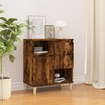 vidaXL Buffet Chêne fumé 60x35x70 cm Bois d'ingénierie