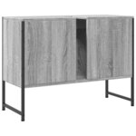 vidaXL Armoire lavabo de salle de bain sonoma gris bois d'ingénierie