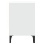 vidaXL Meuble TV Blanc 100x35x55 cm Bois d'ingénierie