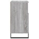 vidaXL Buffets 3 Pièces Sonoma gris Bois d'ingénierie