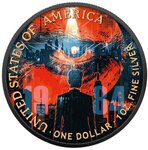 Pièce de monnaie en Argent 1 Dollar g 31.1 (1 oz) Millésime 2025 GEORGE ORWELL