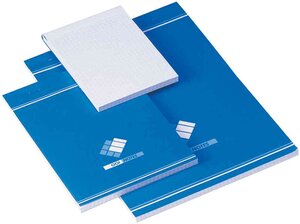 Bloc notes 100 Feuilles Quadrillée 5x5 A4 210 x 297 mm 60g 001BLOC