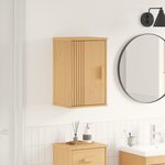 Cabinet de rangement de salle de bain vidaXL 35x30x55 cm en bois de pin massif