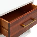 vidaXL Tables de chevet 2 Pièces Bois d'acacia massif 40x30x57 cm