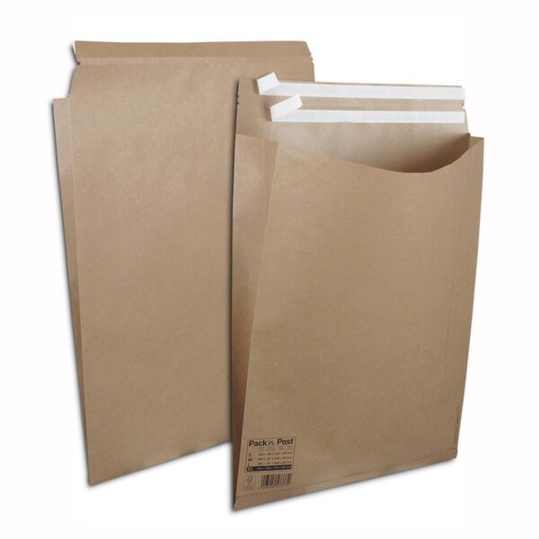 Boite 150 pochettes d'expédition aller-retour taille xl-440x590/100 gpv