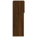 vidaXL Meubles TV avec lumières LED 2 Pièces chêne marron 40 5x30x90 cm