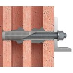 Fischer ensemble de tiges filetées fis a m8 x 110 10 pièces