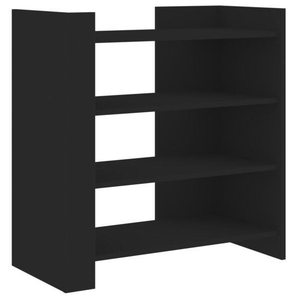 vidaXL Buffet noir 73 5x35x75 cm bois d'ingénierie