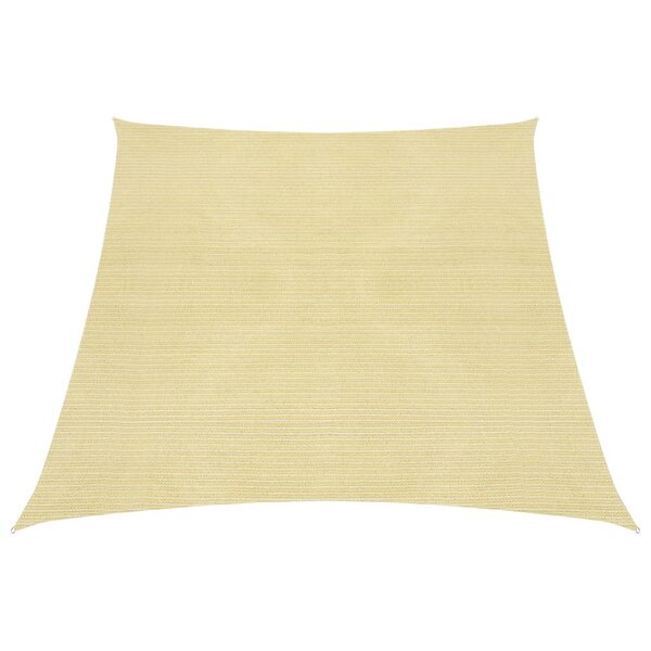 vidaXL Voile d'ombrage 160 g/m² Beige 4/5x4 m PEHD