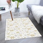 Tapis d'intérieur Noël 50 x 80 cm - Doré