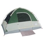vidaXL Tente de camping à dôme 4 personnes vert imperméable