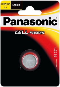 Blister de 1 pile lithium CR2032 PANASONIC