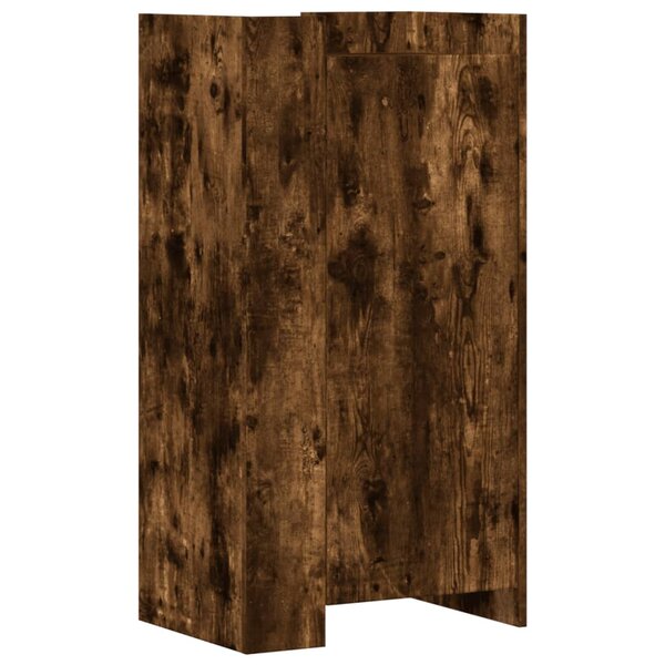 vidaXL Armoire à chaussures chêne fumé 52x37 5x100cm bois d'ingénierie