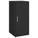 vidaXL Armoire à chaussures Noir 32x35x70 cm Bois d’ingénierie