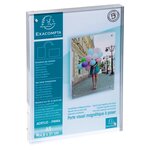 Porte-visuel Avec Fermeture Magnétique A5 - Cristal - X 10 - Exacompta