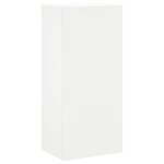 vidaXL Meuble TV mural blanc 40 5x30x90 cm bois d'ingénierie