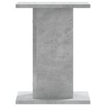 vidaXL Supports pour plantes 2 Pièces gris béton bois d'ingénierie