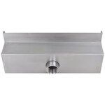 vidaXL Lame d'eau rectangulaire 30 cm Acier inoxydable pour piscine
