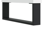 vidaXL Buffet blanc 104x35x70 cm bois d'ingénierie