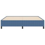 vidaXL Cadre de lit Bleu 180x200 cm en Tissu Corde