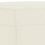 vidaXL Ensemble de canapés 3 Pièces avec coussins Crème Velours