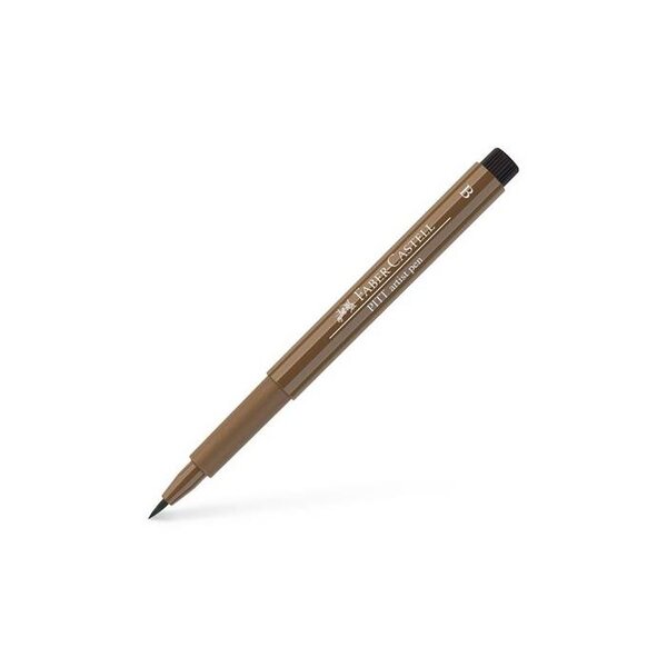 Feutre pitt artist pen brush nougat x 10 faber-castell