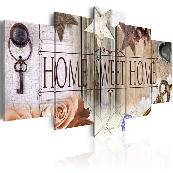 Tableau - the right key for the right door l x h en cm 100x50