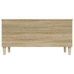vidaXL Table basse Chêne sonoma 90x44 5x45 cm Bois d'ingénierie
