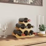 vidaXL Casier à vin pour 6 bouteilles 35x18x25 5 cm bambou