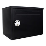 Profirst mail pm 1000 boîte à colis noire à serrure cylindrique