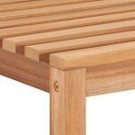 vidaXL Ensemble de salle à manger de jardin 7 Pièces Bois de teck solide