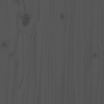vidaXL Banc de jardin gris 80x38x45 cm bois massif de pin