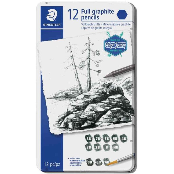 Crayon graphite mars lumograph pure graphite staedtler