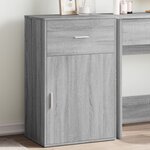 vidaXL Armoire de rangement sonoma gris 56 5x39x90 cm bois ingénierie