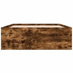 vidaXL Cadre de lit sans matelas chêne fumé 140x190 cm
