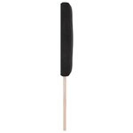 vidaXL Tête de Lit LED Noire Ensemble de 2 Noir Tissu et bois 80 cm