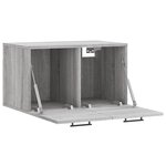 vidaXL Armoire murale Sonoma gris 60x36 5x35 cm Bois d'ingénierie