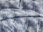 Parure de lit bleue TREE 140 x 200 cm