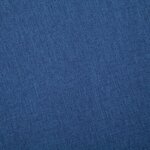 vidaXL Canapé à 3 places Tissu Bleu