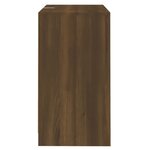 vidaXL Buffet Chêne marron 70x41x75 cm Bois d'ingénierie