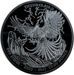 Pièce de monnaie en Argent 1 Dollar g 31.1 (1 oz) Millésime 2025 Native American Silver Dollars THUNDERBIRD