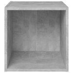 vidaXL Ensemble de meubles TV 8 Pièces Gris béton Bois d'ingénierie