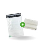 Kit colis Vinted - 10 enveloppes plastique N°3 (280x370 mm) + 10 pochettes porte-documents