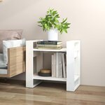 vidaXL Bibliothèque/Séparateur de pièce Blanc 60x35x57 cm Bois de pin