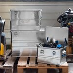 ALUTEC Boîte de rangement en aluminium CLASSIC 30 L