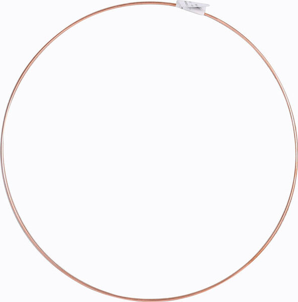 Armature abat-jour cercle cuivré Diamètre 40 cm