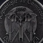 Pièce de monnaie en Argent 1000 Francs g 31.1 (1 oz) Millésime 2025 Creatures of Nocturne RAVEN