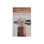 Carte De Voeux - Condoléances - 5 Cartes Sincères Remerciements